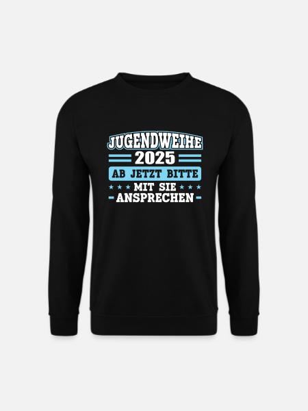 Jugendweihe 2025 Mädchen Junge - Unisex Pullover - Schwarz