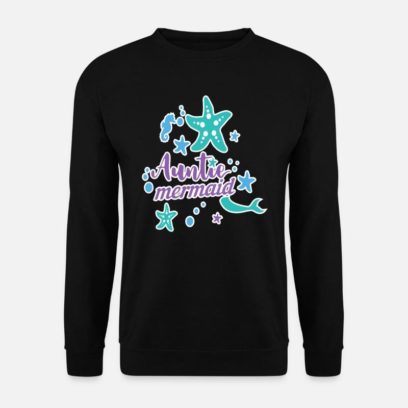 Auntie Mermaid - Unisex Sweatshirt - black