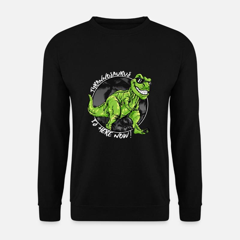 T-Rex Tyrannosaurus Kostüm Dino Junge Geschenk - Unisex Pullover - Schwarz