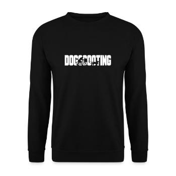 Bikejöring Dogscooting Zughundesport - Unisex Pullover - Schwarz - Vorne - Alina (178cm) & Michal (187cm)