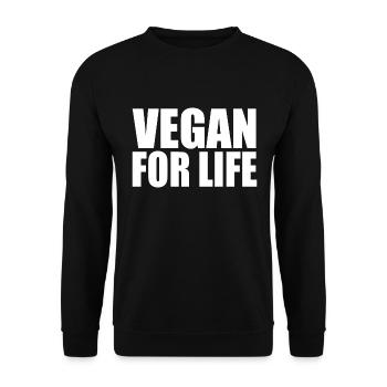 Vegan - Sweat-shirt Unisexe - noir - Devant - Alina (178cm) & Michal (187cm)