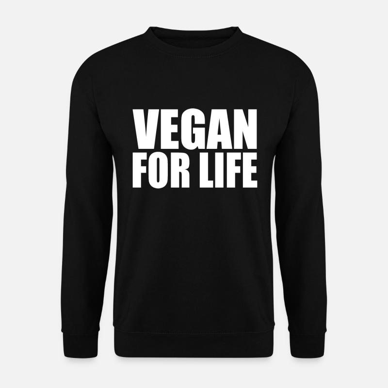 vegan - Unisex Sweatshirt - black