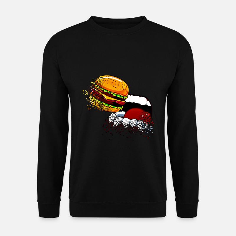 Burger - Unisex Sweatshirt - black