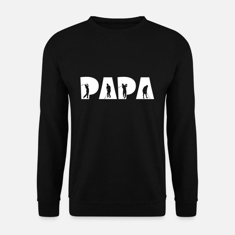 Golf Papa - Sweat-shirt Unisexe - noir
