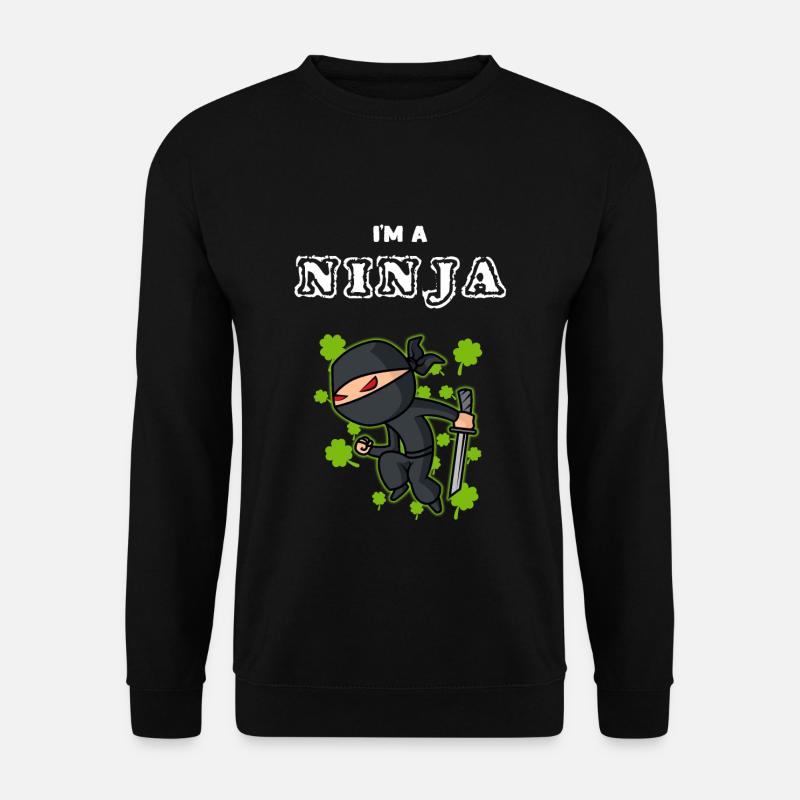 Ninja - Unisex Pullover - Schwarz