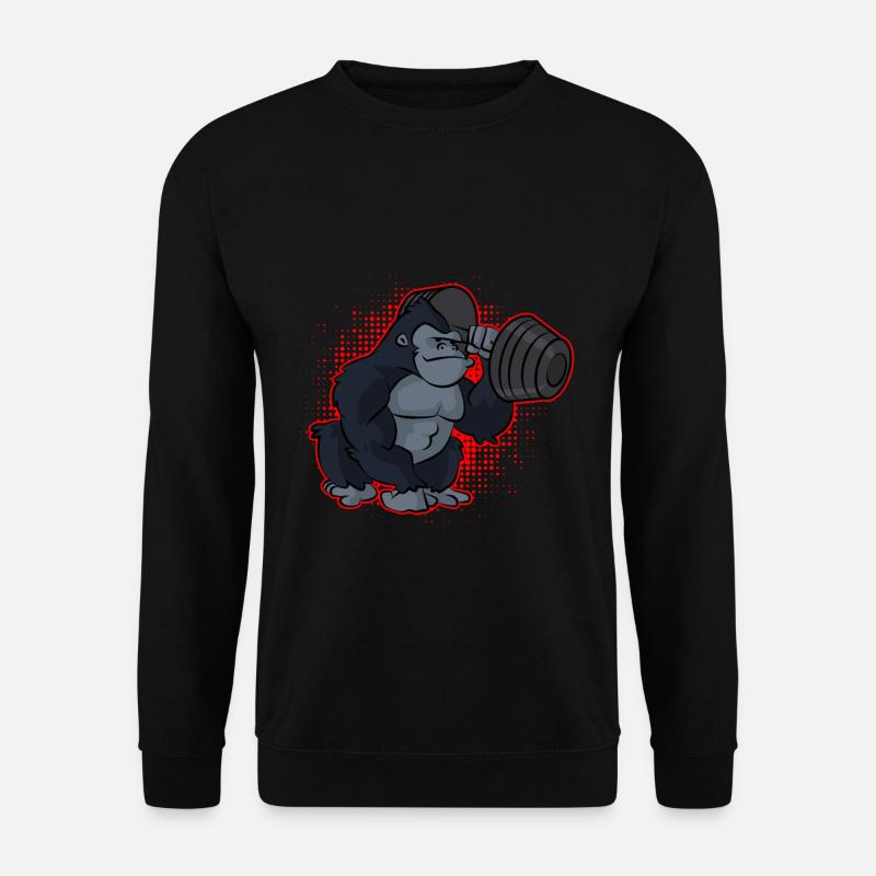 Gorilla Strength Training - Unisex Sweatshirt - black