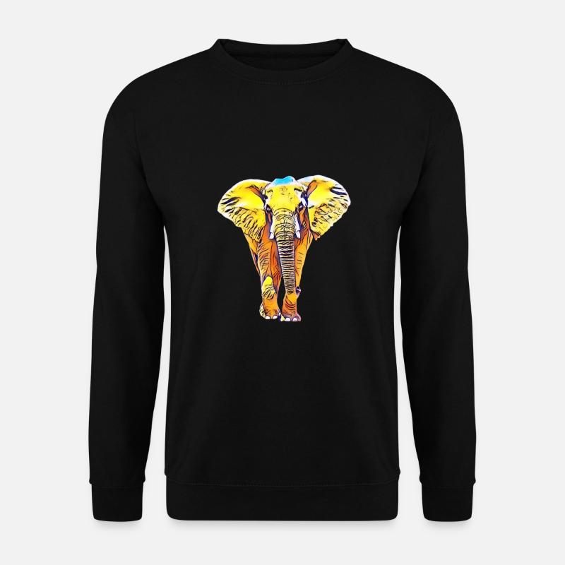elephant - Unisex Sweatshirt - black