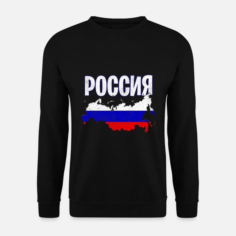 RUSSLAND - Unisex Pullover - Schwarz