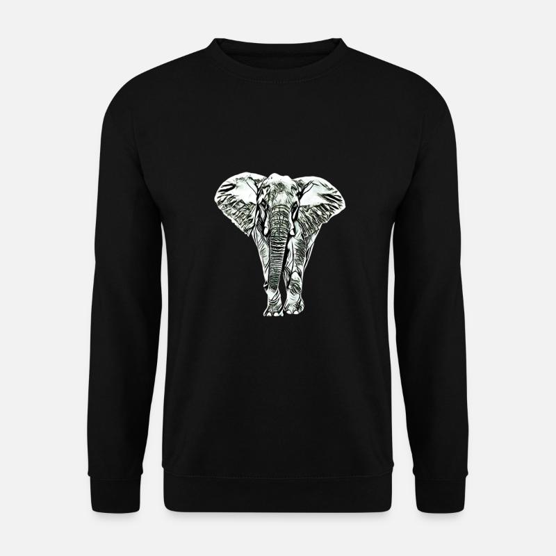 elephant - Unisex Sweatshirt - black