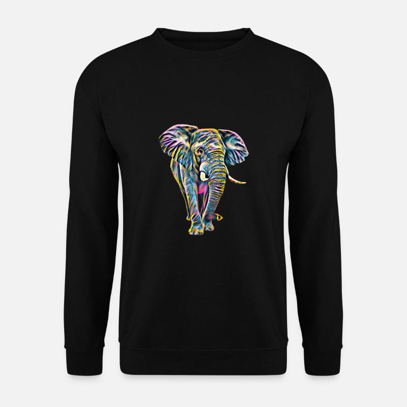 elephant - Unisex Sweatshirt - black
