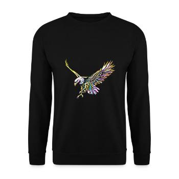Aigle - Sweat-shirt Unisexe - noir - Devant - Alina (178cm) & Michal (187cm)