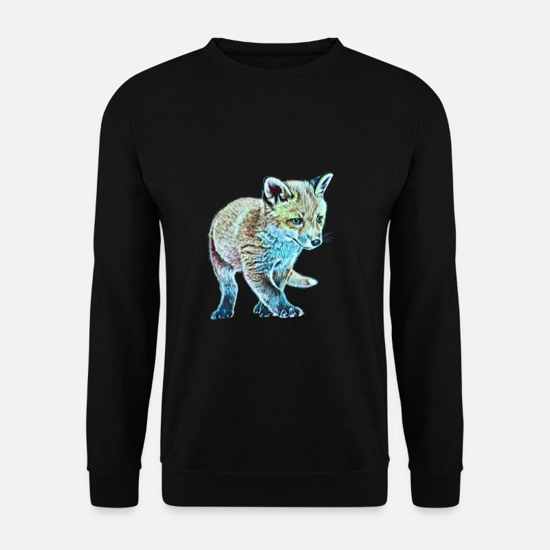 Fuchs - Unisex Pullover - Schwarz