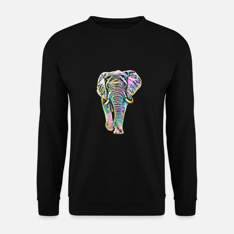 elephant - Unisex Sweatshirt - black
