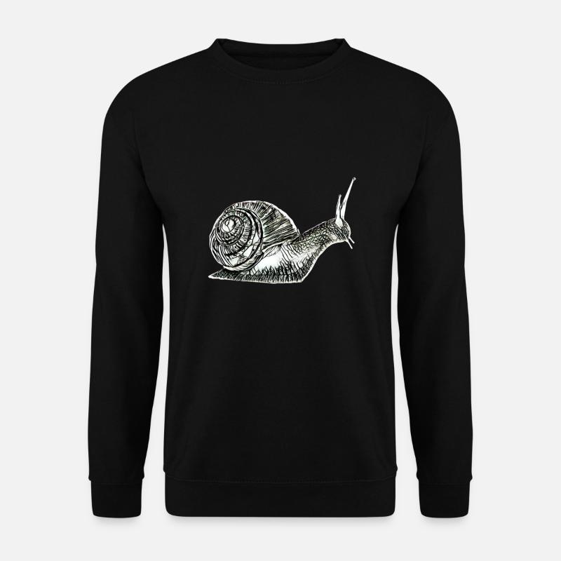 Schnecke - Unisex Pullover - Schwarz