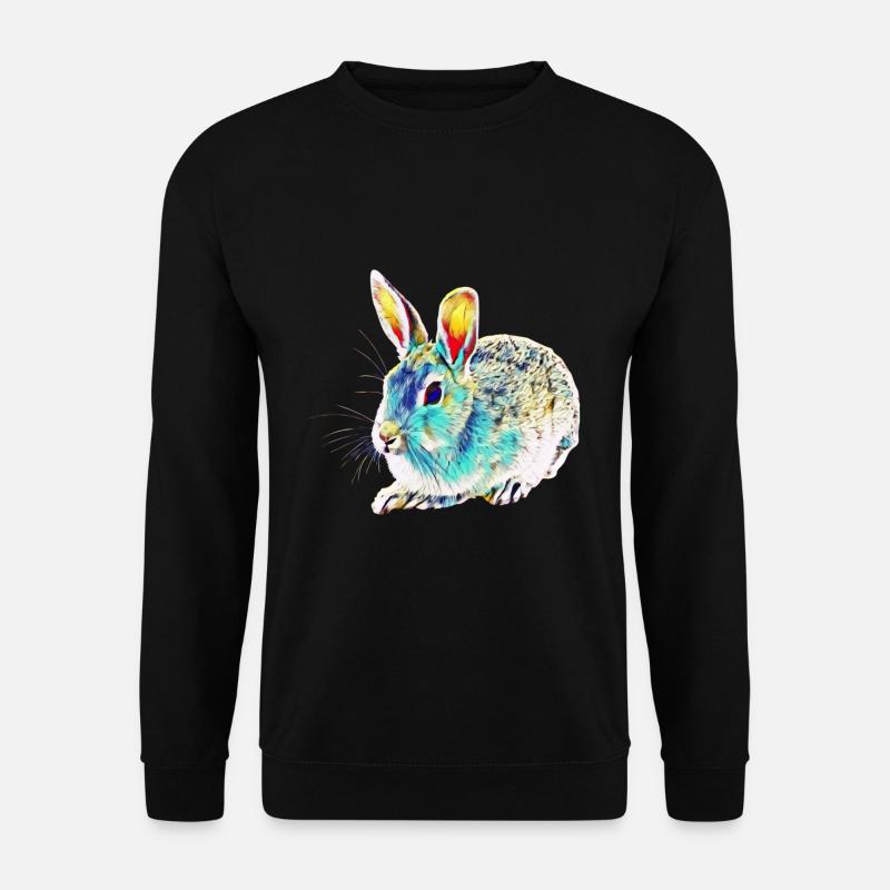Kaninchen - Unisex Pullover - Schwarz