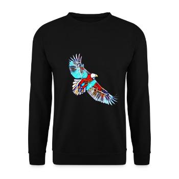 Aigle - Sweat-shirt Unisexe - noir - Devant - Alina (178cm) & Michal (187cm)