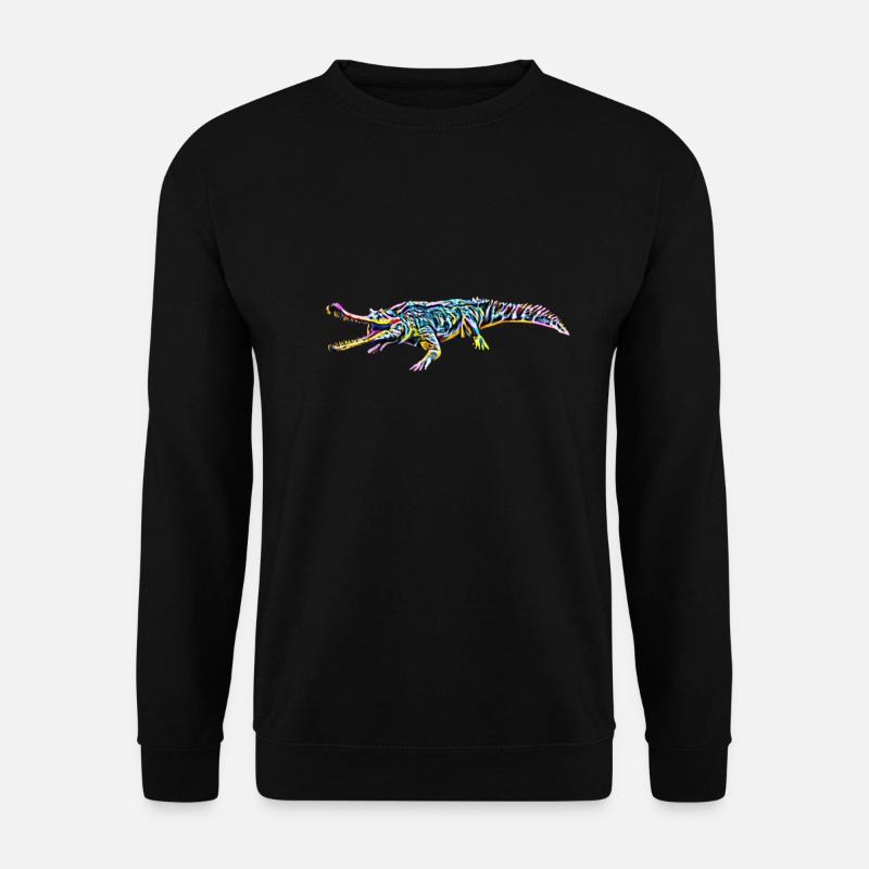 crocodile - Unisex Sweatshirt - black