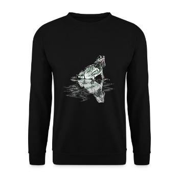 Leguan - Unisex Pullover - Schwarz - Vorne - Alina (178cm) & Michal (187cm)