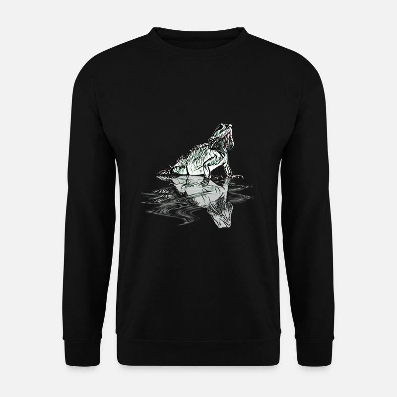Leguan - Unisex Pullover - Schwarz