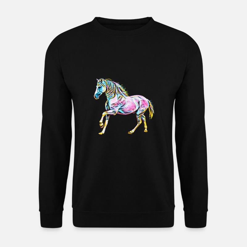 Pferd - Unisex Pullover - Schwarz