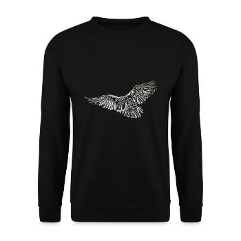 Aigle - Sweat-shirt Unisexe - noir - Devant - Alina (178cm) & Michal (187cm)