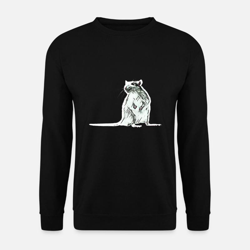 Ratte - Unisex Pullover - Schwarz