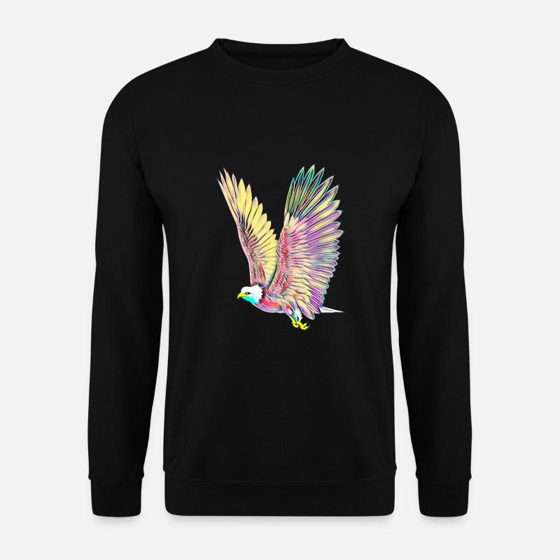 Adler - Unisex Pullover - Schwarz