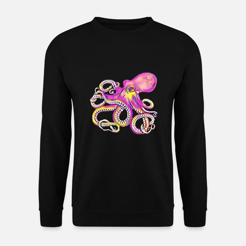 Octopus - Unisex Sweatshirt - black