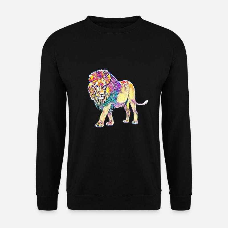 Löwe - Unisex Pullover - Schwarz