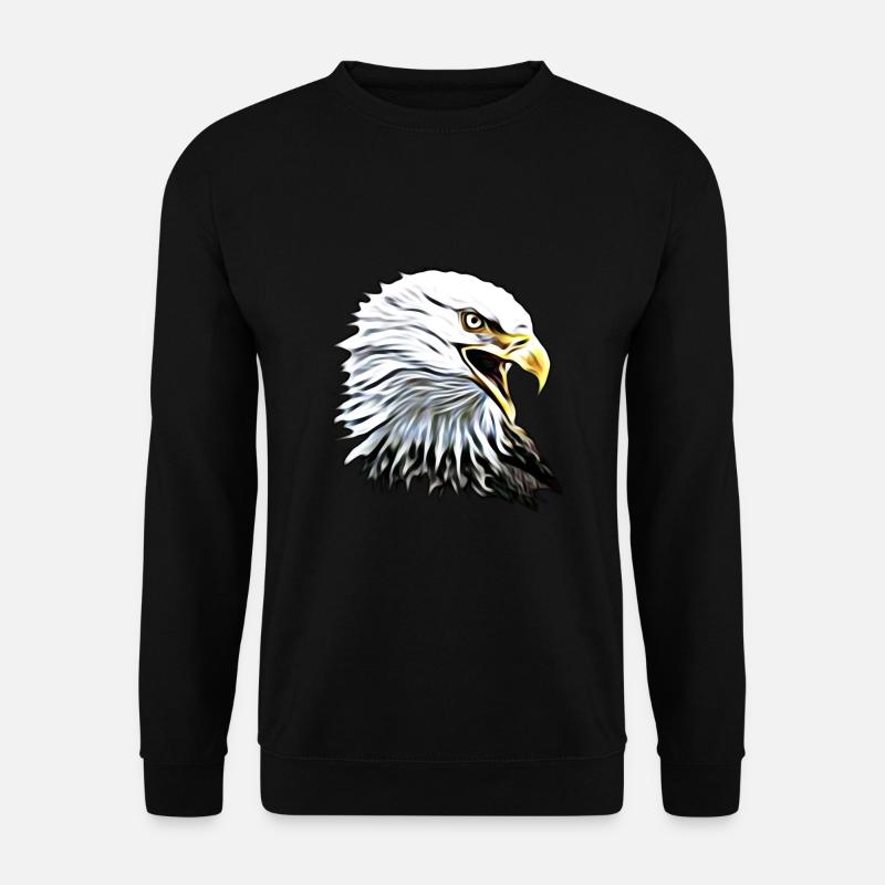 Adler - Unisex Pullover - Schwarz