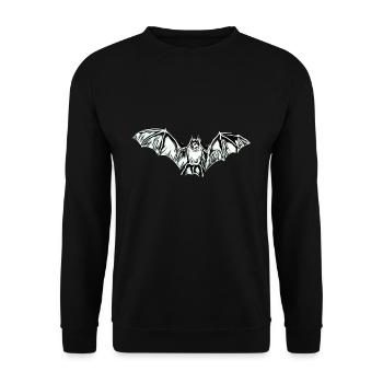 chauve-souris - Sweat-shirt Unisexe - noir - Devant - Alina (178cm) & Michal (187cm)