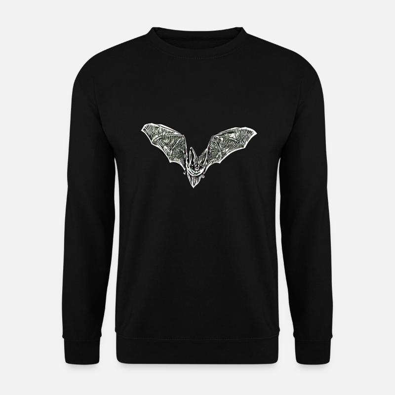 Fledermaus - Unisex Pullover - Schwarz