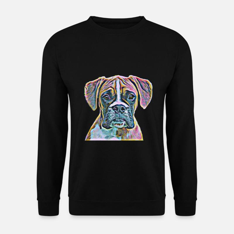 Chiens boxeurs - Sweat-shirt Unisexe - noir