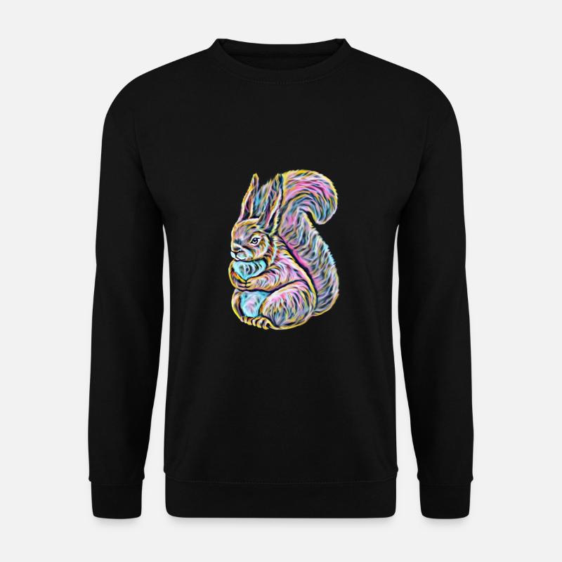 squirrel - Unisex Sweatshirt - black