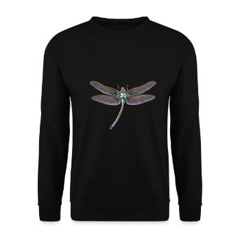 Libelle - Unisex Pullover - Schwarz - Vorne - Alina (178cm) & Michal (187cm)