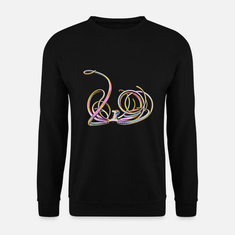 Octopus - Unisex Pullover - Schwarz