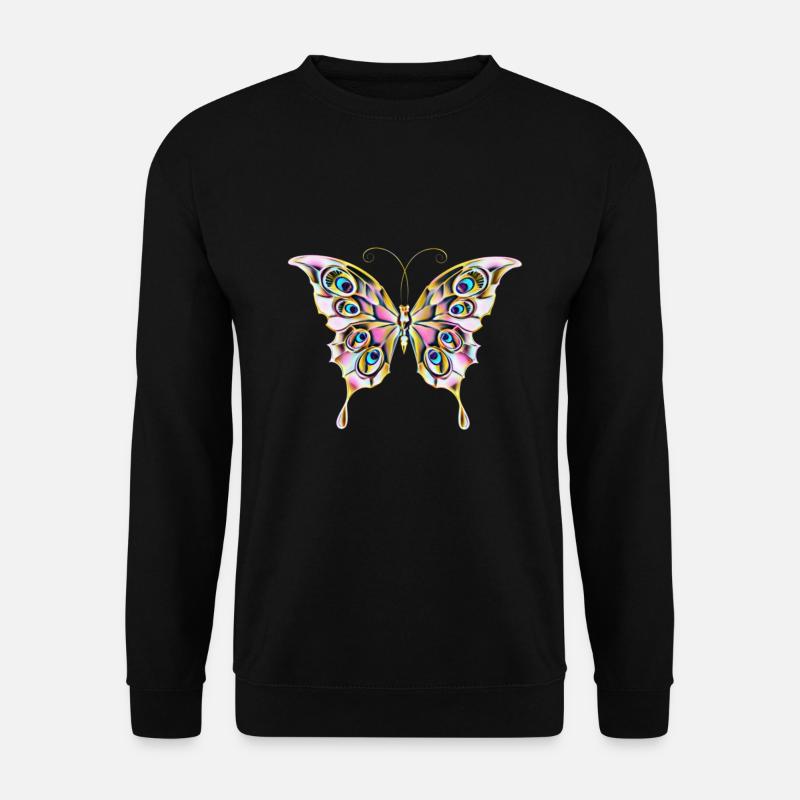 Schmetterling - Unisex Pullover - Schwarz