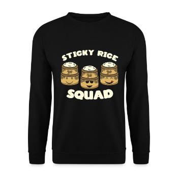 Drôle de riz gluant amateur de cuisine thaïlandaise - Sweat-shirt Unisexe - noir - Devant - Alina (178cm) & Michal (187cm)