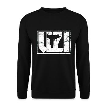 UZI Weapon - Unisex Sweatshirt - black - Front - Alina (178cm) & Michal (187cm)
