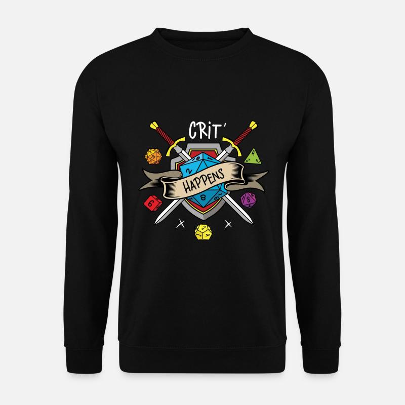 Crit passiert - Unisex Pullover - Schwarz