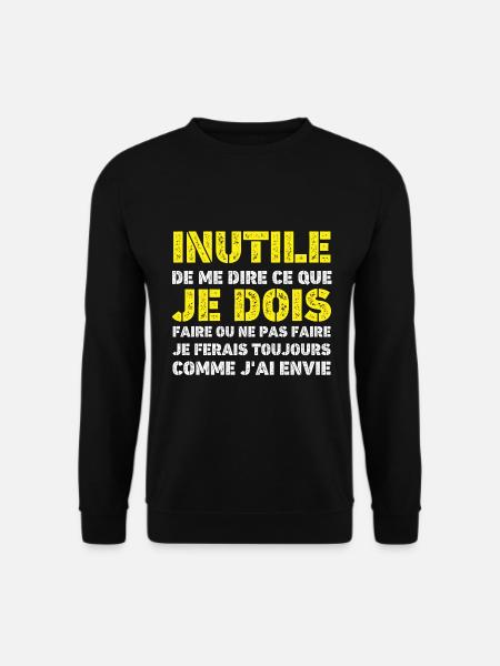 Ich mache, was ich will - Unisex Pullover - Schwarz