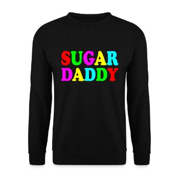 Sugar daddy - Sweat-shirt Unisexe - noir - Devant - Alina (178cm) & Michal (187cm)