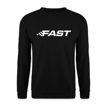 Fast - Unisex Pullover - Schwarz - Vorne - Alina (178cm) & Michal (187cm)