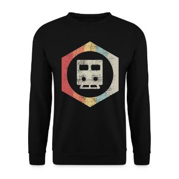 Zug - Unisex Pullover - Schwarz - Vorne - Alina (178cm) & Michal (187cm)