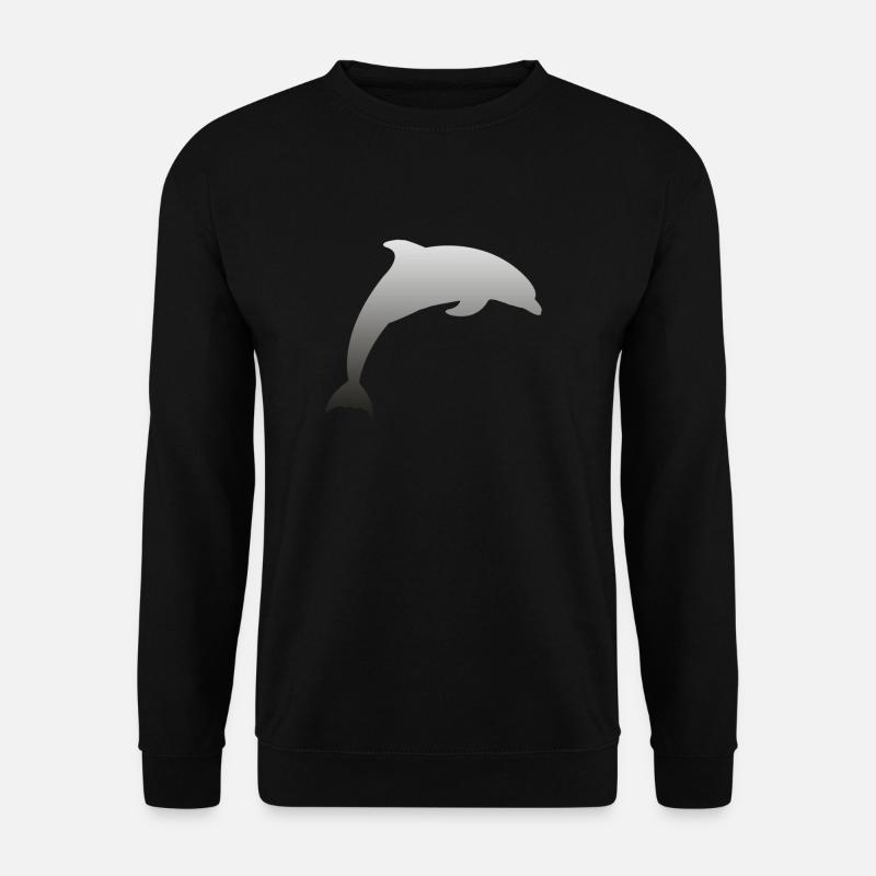 Delfin - Unisex Pullover - Schwarz