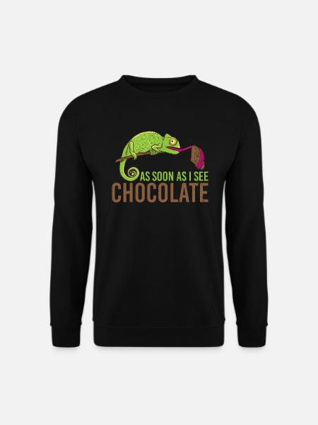 Chameleon Chameleon Chocolate Sweets - Unisex Sweatshirt - black