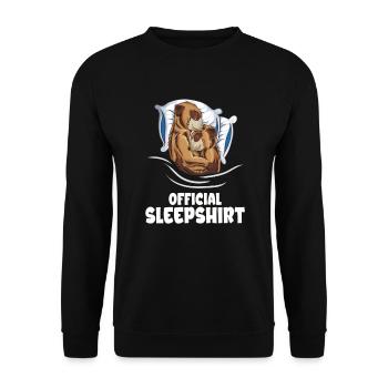 Mignon suricate Tenue de sommeil Enfants Mama Papa - Sweat-shirt Unisexe - noir - Devant - Alina (178cm) & Michal (187cm)
