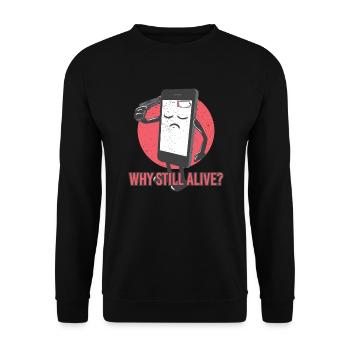 Things I Hate Lustig Gamer Programmierer Geschenk - Unisex Pullover - Schwarz - Vorne - Alina (178cm) & Michal (187cm)