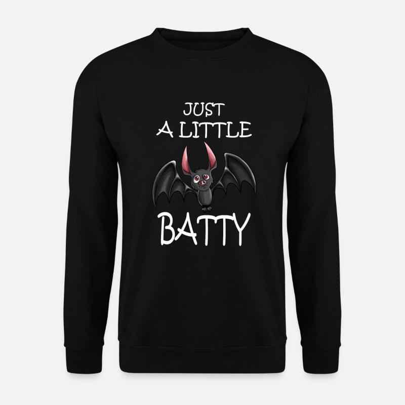 Kinder Fledermaus Fledermäuschen Kostüm Halloween - Unisex Pullover - Schwarz