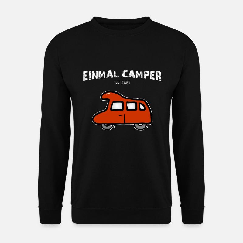Wohnmobil Einmal Camper- Immer Camper - Unisex Pullover - Schwarz